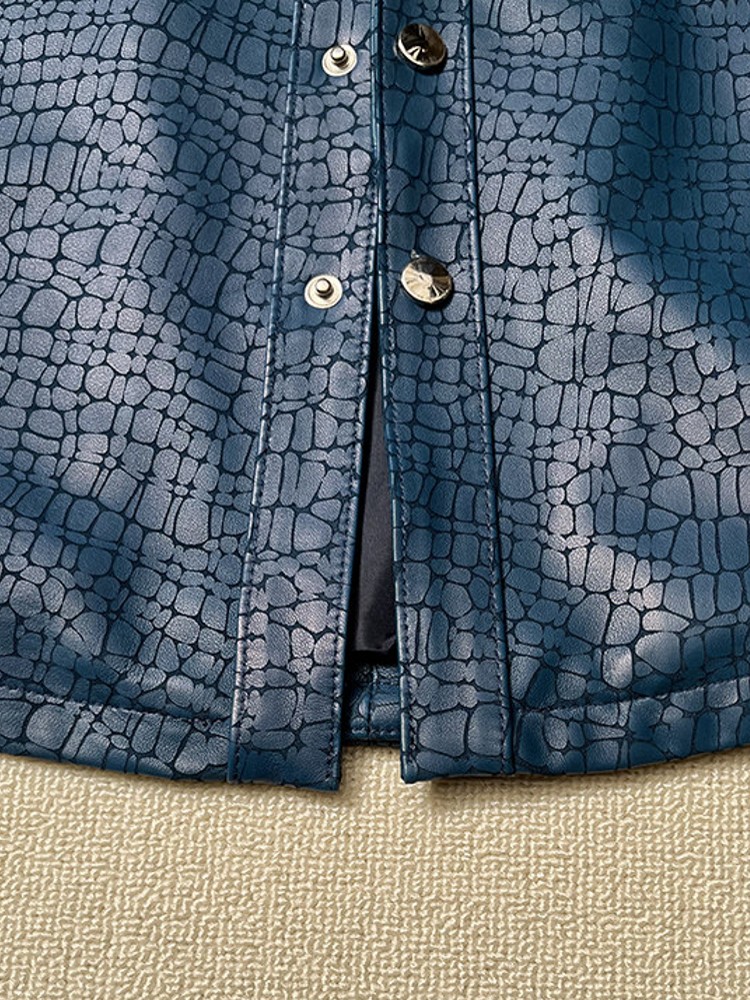 Men Spring Crocodile Pattern R - Leatherwork Patterns recensione e prezzo