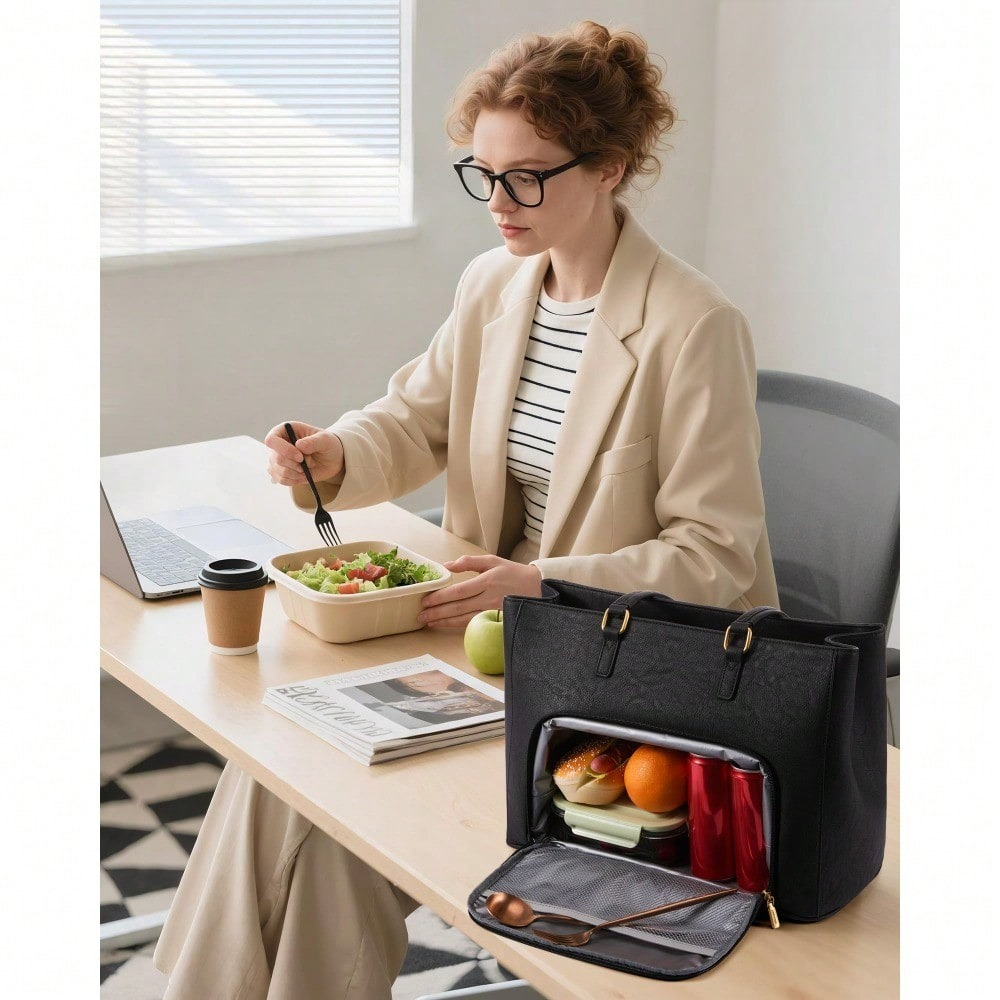 Women's Laptop Tote Bag – PU L - Leatherwork Thread recensione e prezzo