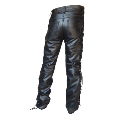 Medieval Pants Men Gothic Long - Leather Work Pants recensione e prezzo