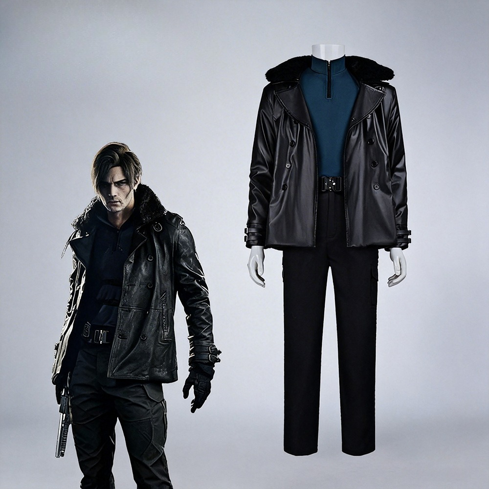 Game Leon Kennedy Re9 Evil Cos - Leather Work Pants recensione e prezzo