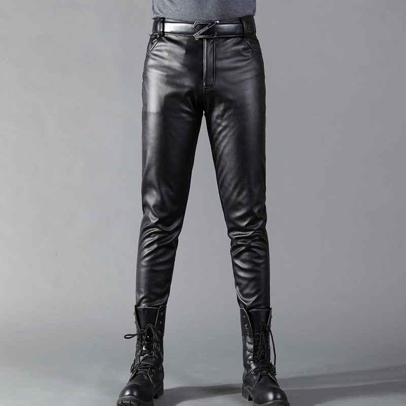 Men's Leather Pants Skinny Fit - Leather Work Pants recensione e prezzo