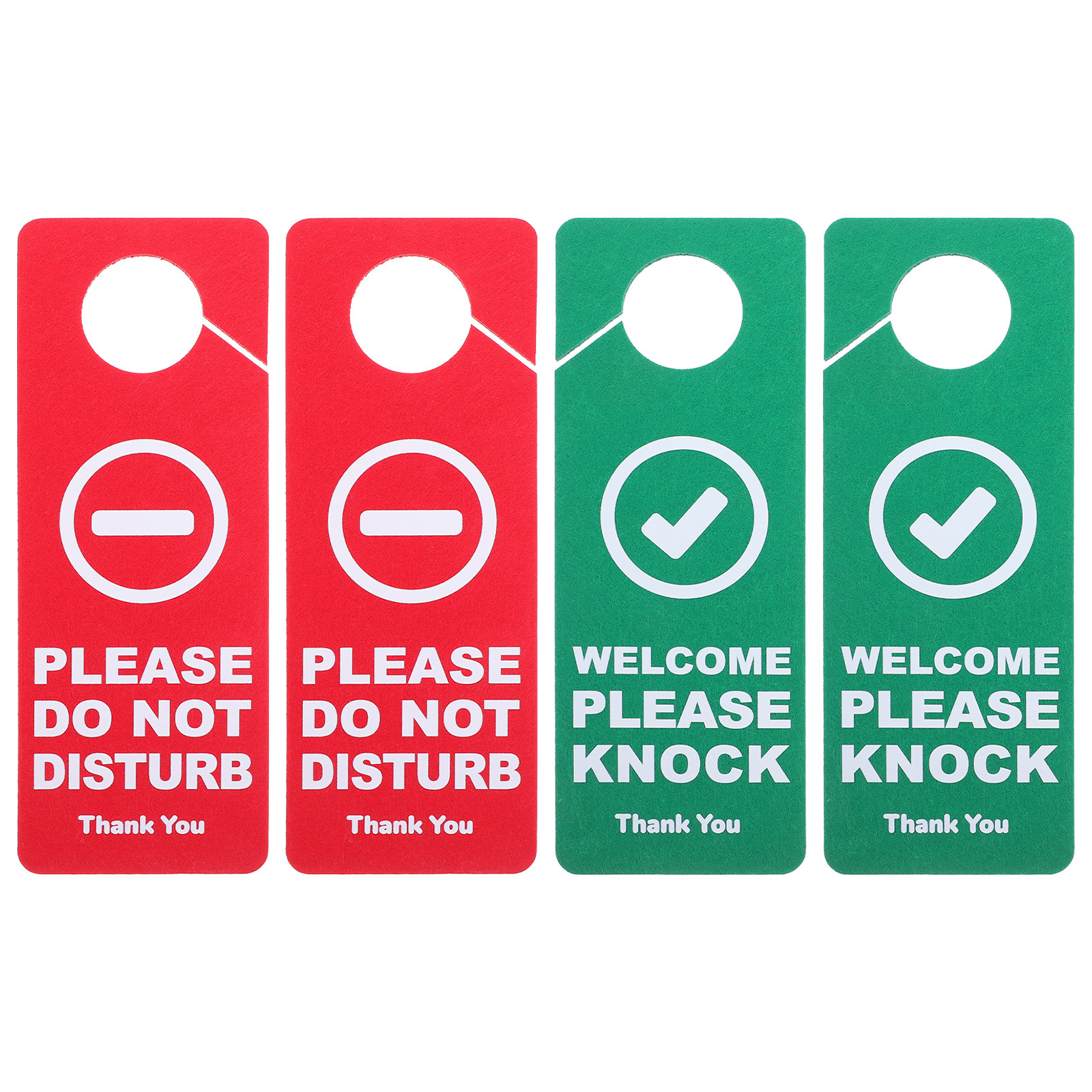 4Pcs Felt Door Hanger Sign Do  - Leatherwork Classes recensione e prezzo