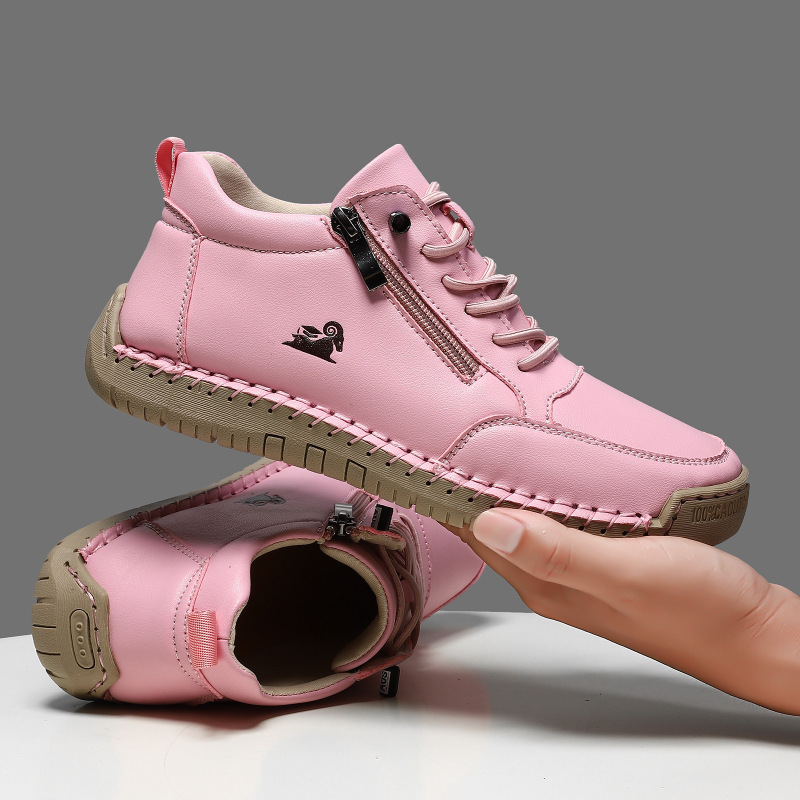 Women's Sneakers Handmade Leat - Leather Work Flats recensione e prezzo