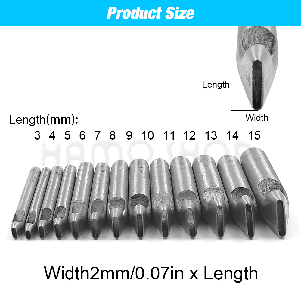 2mm/3mm Width Leather Oval Sha - Leatherwork Hole Punch recensione e prezzo